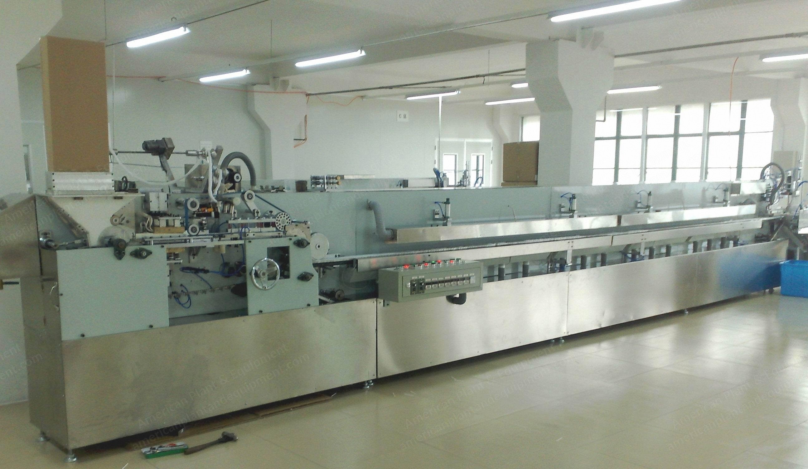 NovaStar, CE120, Q-Tip Progressing Auto Drying and Wrapping Machine, 5kW, 380V, 7500x1000x1400mm