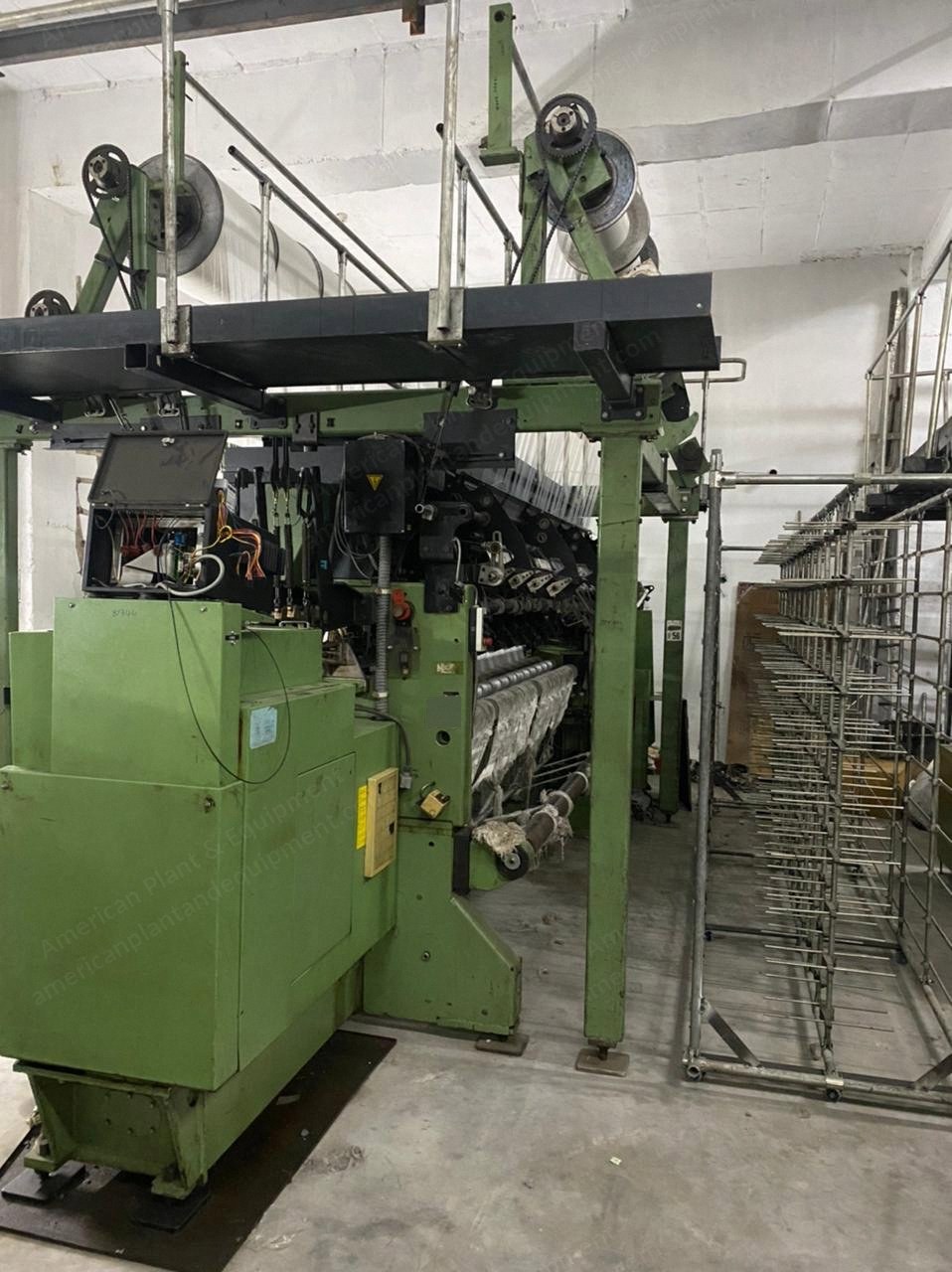 Karl Mayer, MRSEJF 53/1/24, 130" Width, 24E Gauge, Jacquard Raschel Machine