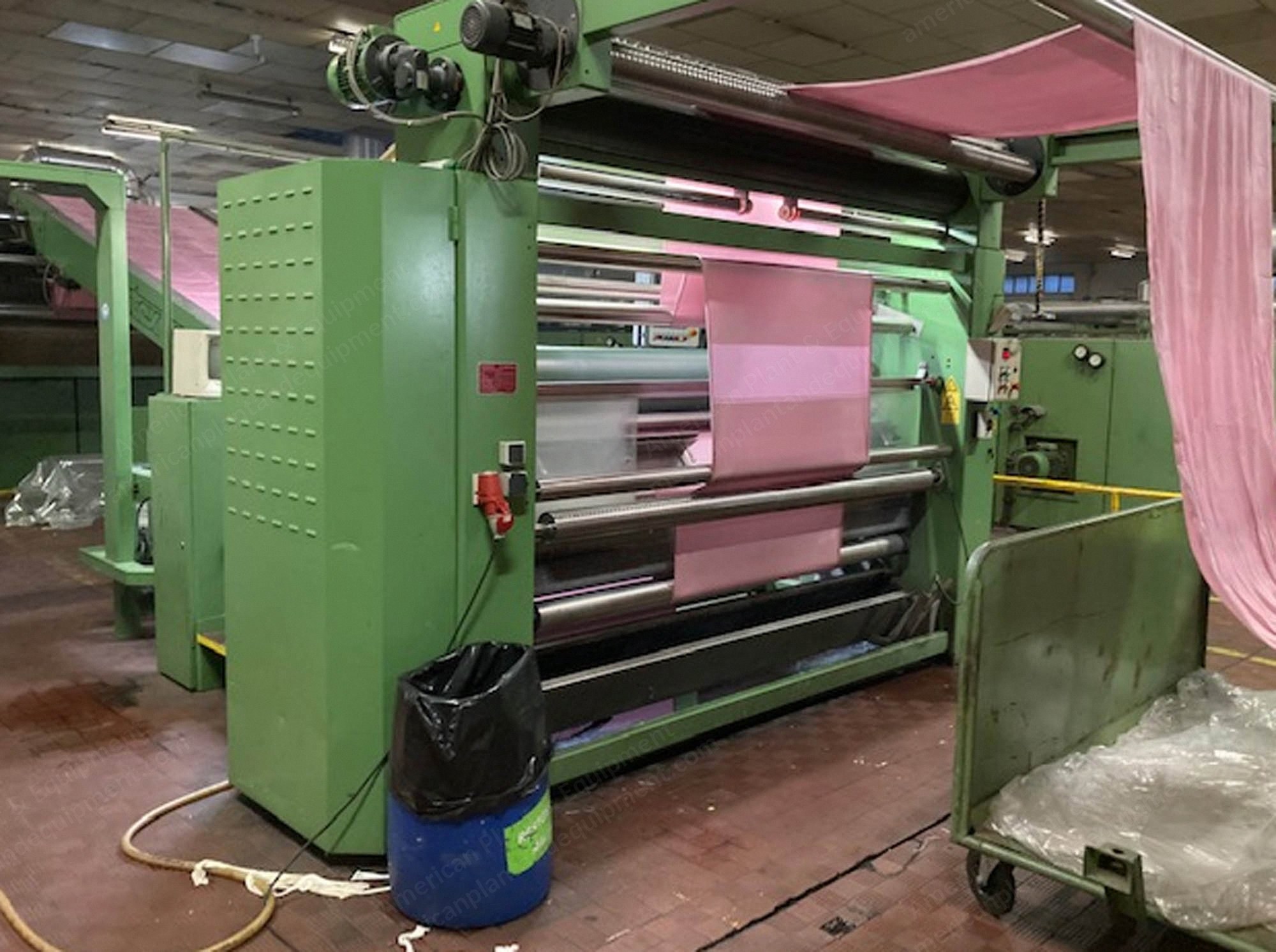 Santex Dryer, 2003, 2200mm Working Width, 3 Chambers, Gas Heated, Stenter Entry, Padder