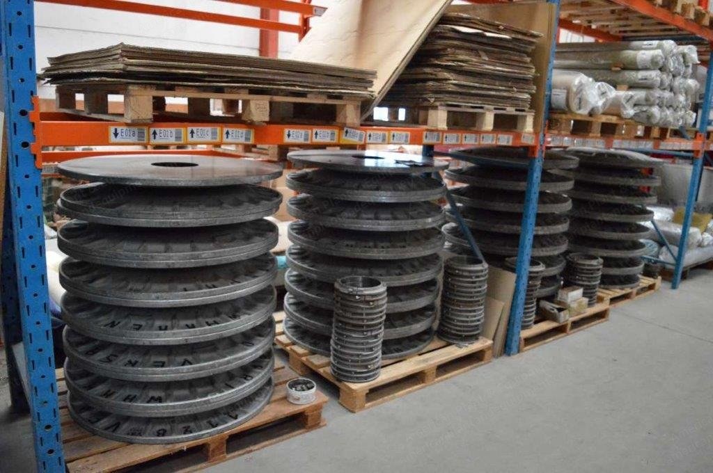 Scholze Warp Beams, 1000mm Disc Diameter, 1900mm and 3200mm Working Width, for Dornier Looms