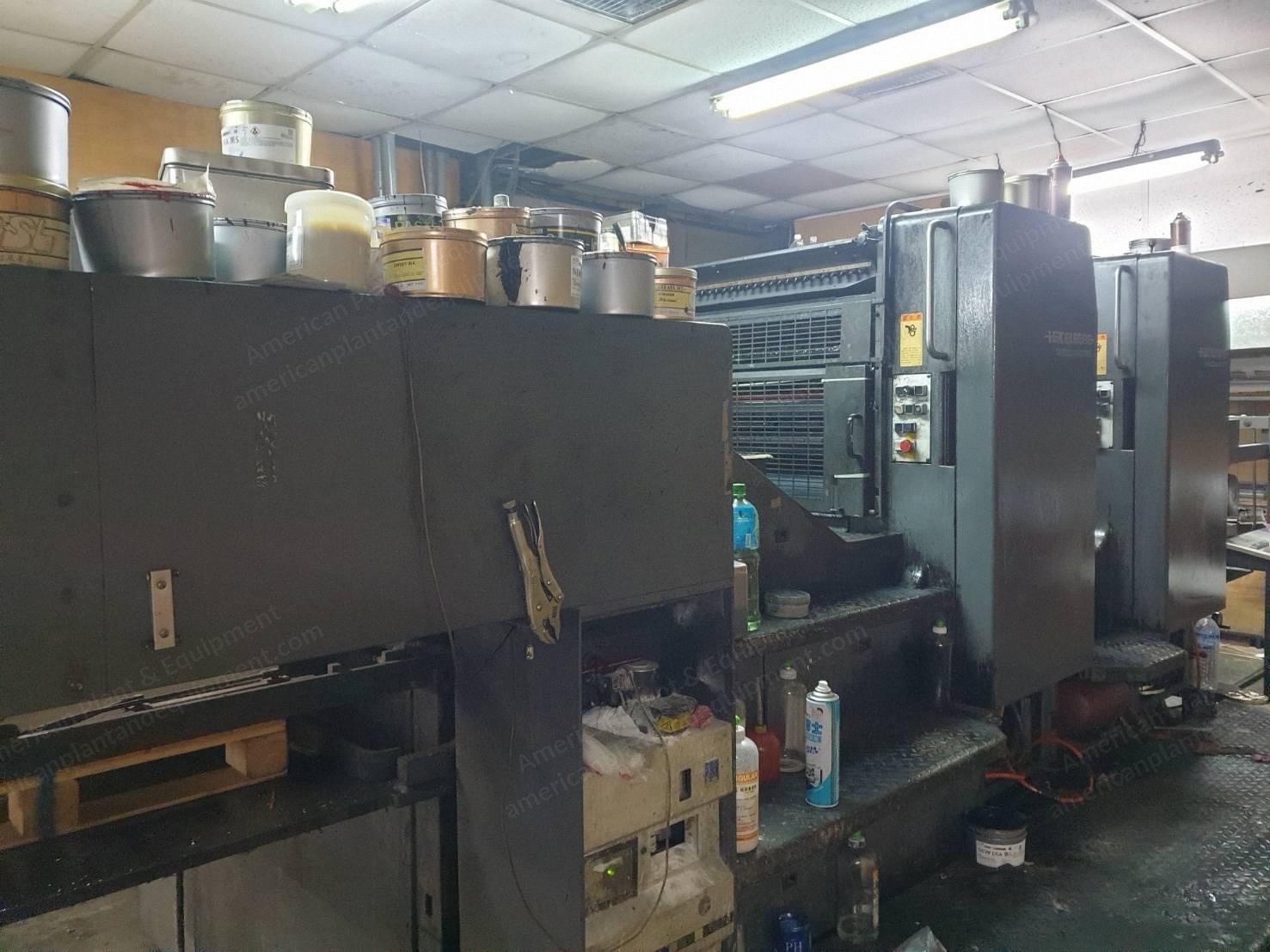 Heidelberg, SM102-2P, 720x1020mm, 2 Colors, Sheet-Fed Offset Press