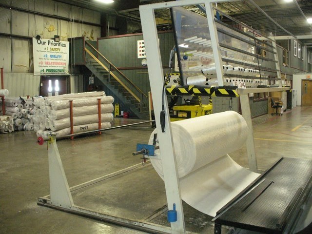 Gribetz, GI2300E, 1995, Computer Chainstitch Quilting Machine, 90 inch (2286mm) Width, 1x3x6 Needle Spacing, with Panel Cutter