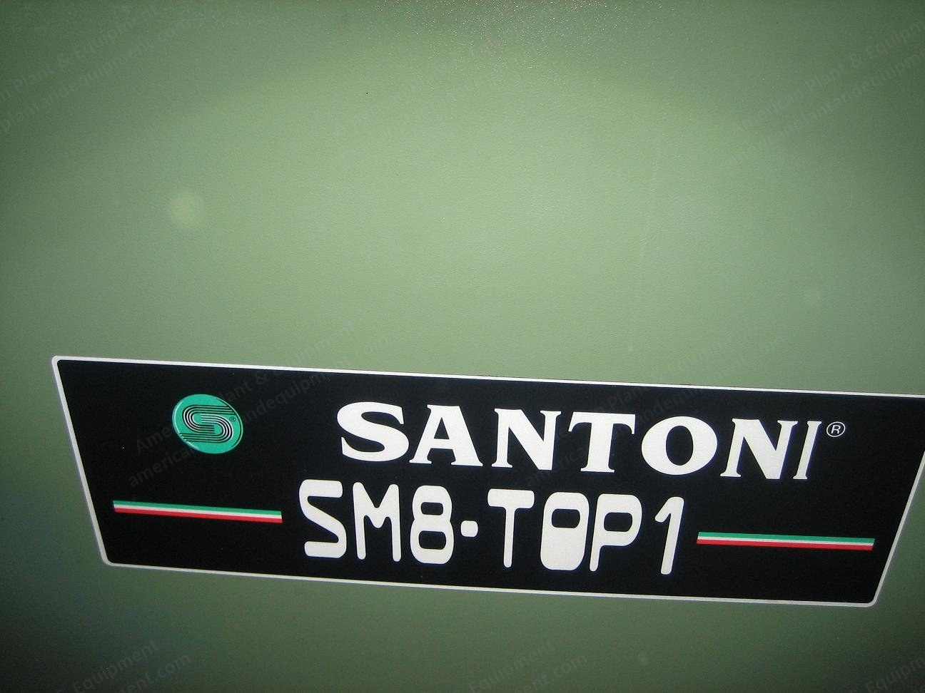 Santoni, SM 8, Electronic Circular Knitting Machines, 13" Cylinder, 28 Gauge, 8 Feeders