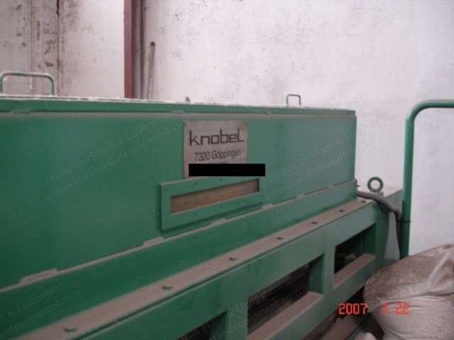 Knobel Powder Coater, 1990, 2300mm, 12 Infrared Heaters, 10 m/min