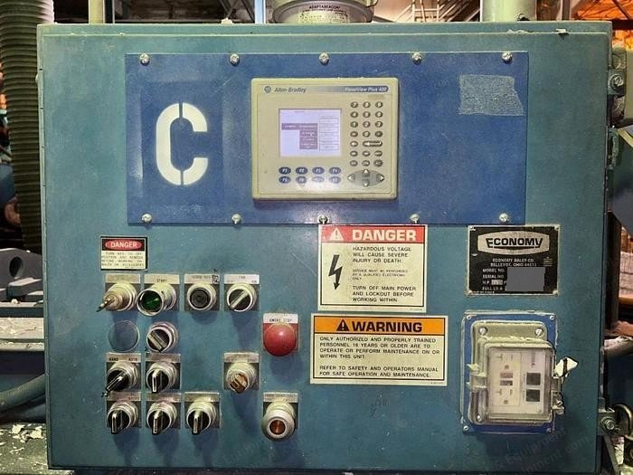 Economy, 5029AT9750, Horizontal Auto-Tie Baler, 75 HP, Allen Bradley Controls