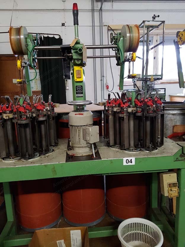 Herzog, HP 16-16/100, Braiding Machine, 16 Carriers, with Rubber Device
