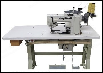 Union Special, XUSHC-300, Half Capping and Panel Binding Workstation, 2500 RPM, 12.7mm to 127mm Material Thickness