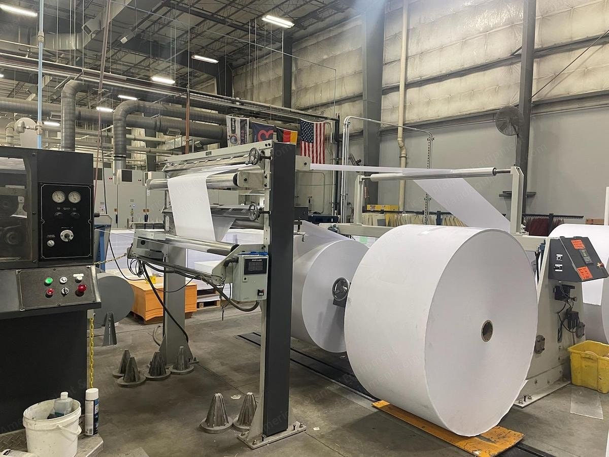 Maxson, MSP, 2007, 57 inch Sheeter, Dual Unwind, 1000 fpm