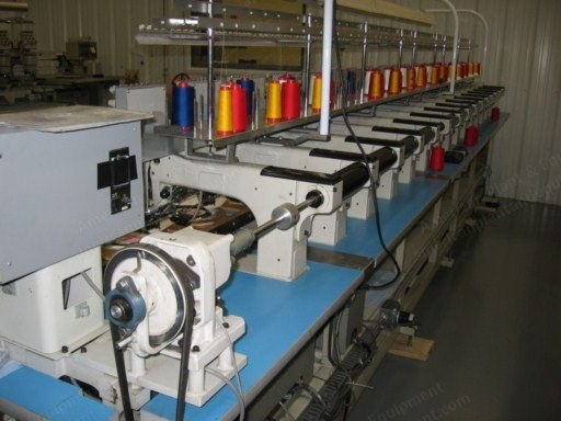 Barudan, BEMRA-UG-15T and BEMSE-UG-12T, 1991, 15 Head and 12 Head, 7 Color, Embroidery Machines