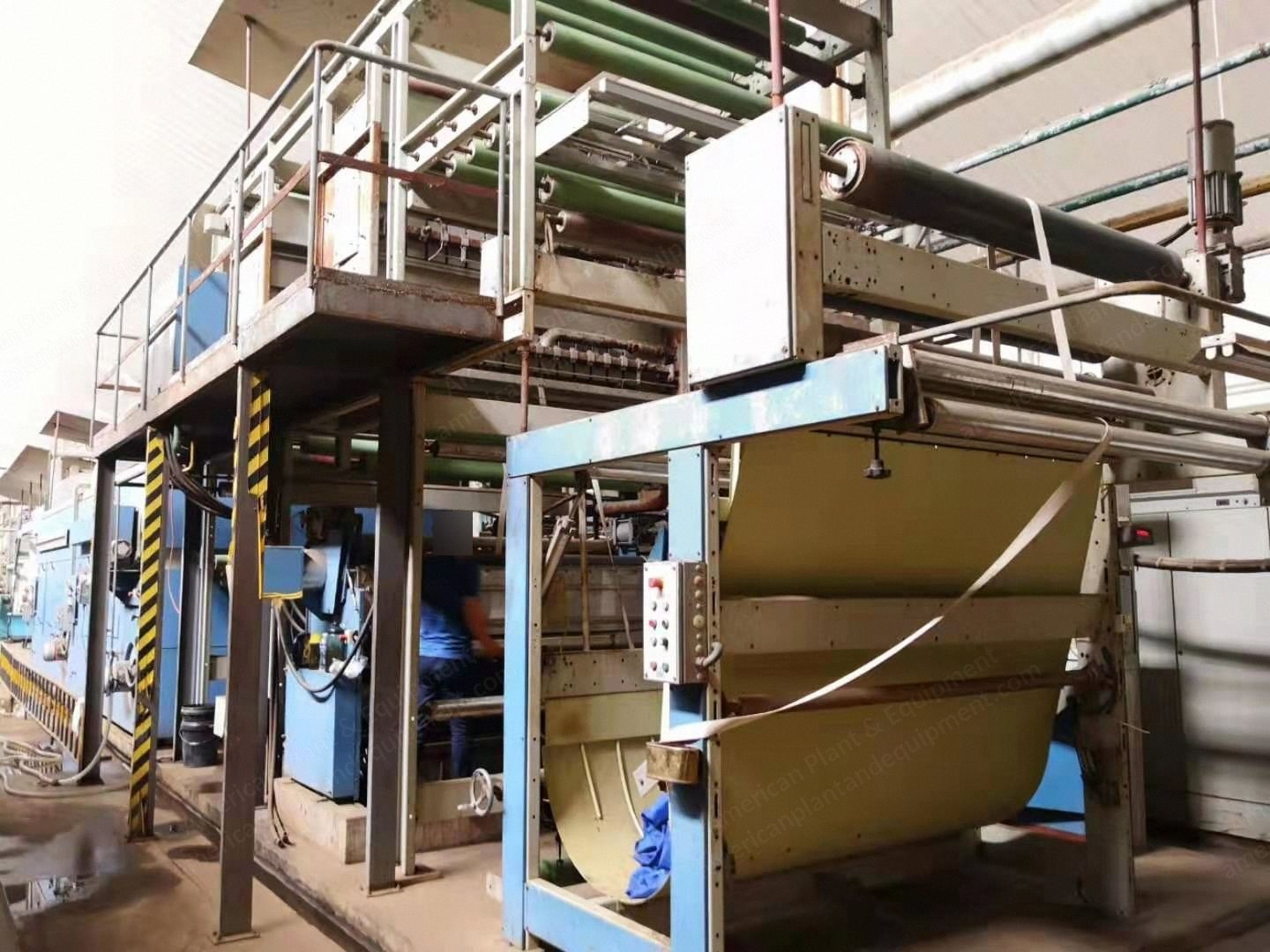 Monforts, Thermosol Dyeing Machine, 2008, Working Width 1800mm, 3 Chambers, Oil Heated