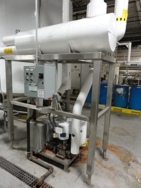 Hot Soft Water Heat Exchanger System, with Micromotion Flow Intensity Meter