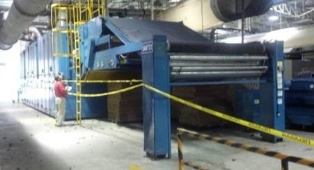 Santex, CH9555, 1995, 5 Chamber, 2400mm Working Width, Steam Heated, Double Pass