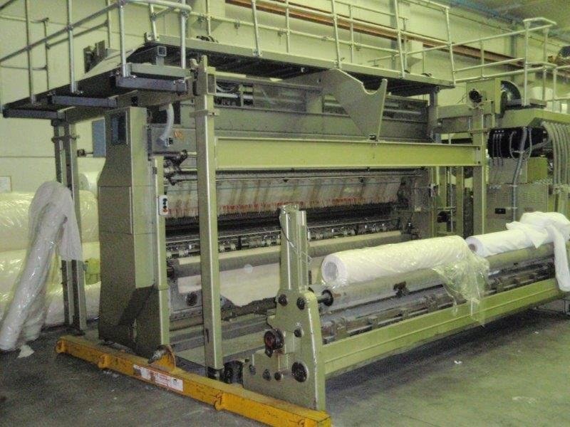 Karl Mayer, KSJ 4/1 FBZ-EBC, 1991, 136" Width, E24 Gauge, Tricot Towel Knitting Machine