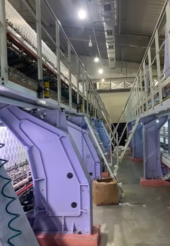 Saurer, Unica-SLM, 2003, 21 Yards, 2 Floors, 1512 Needles, Embroidering Machine