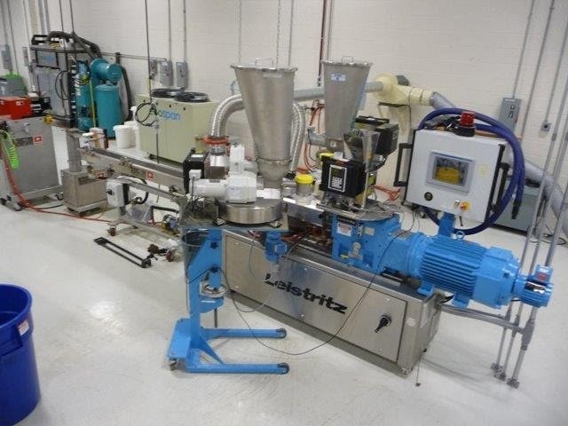 Leistritz, ZSE27 MAXX 40D, 2012, Twin Screw Pelletizing Line, 27mm, 50HP, 40/1 L/D