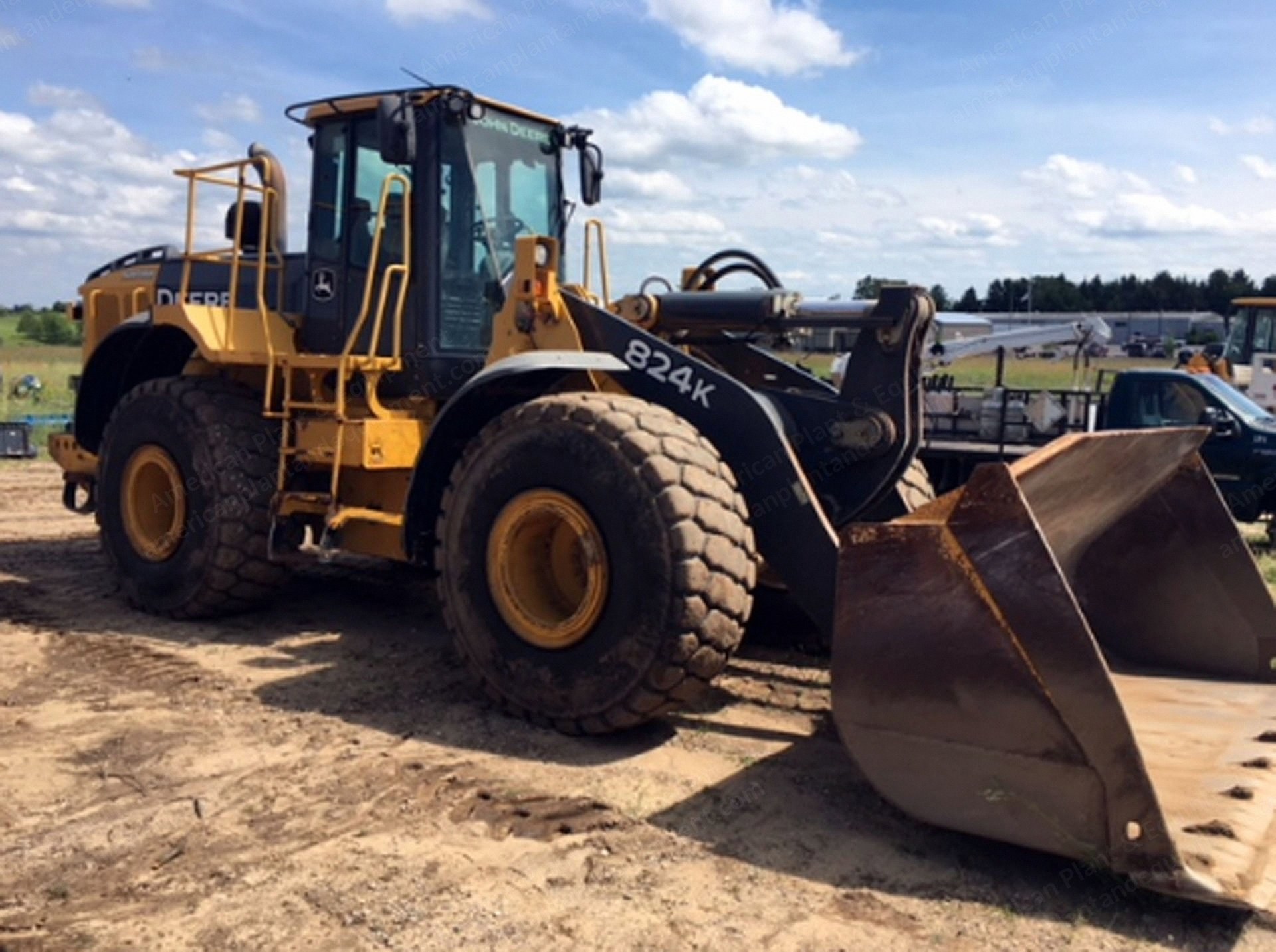 Deere, 824K, 2010, Wheel Loader, 7615 Hours, 6 Yard GP Bucket