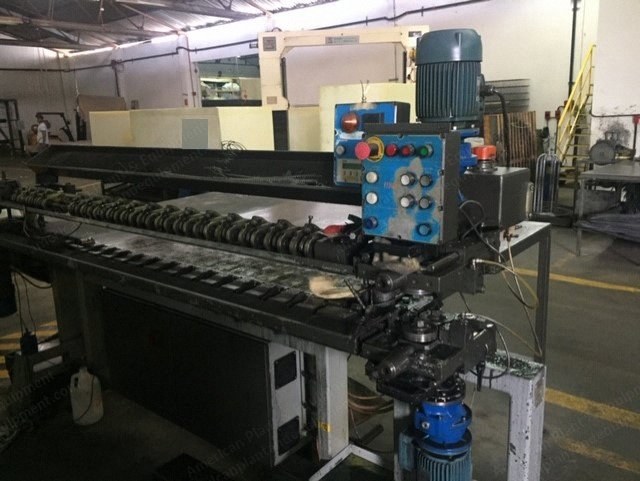 Fides, AS3-200, 1997, Semi-Automatic Assembler Machine for Bonnell Spring Units, 17 Jaws, 83-85mm Coil Size