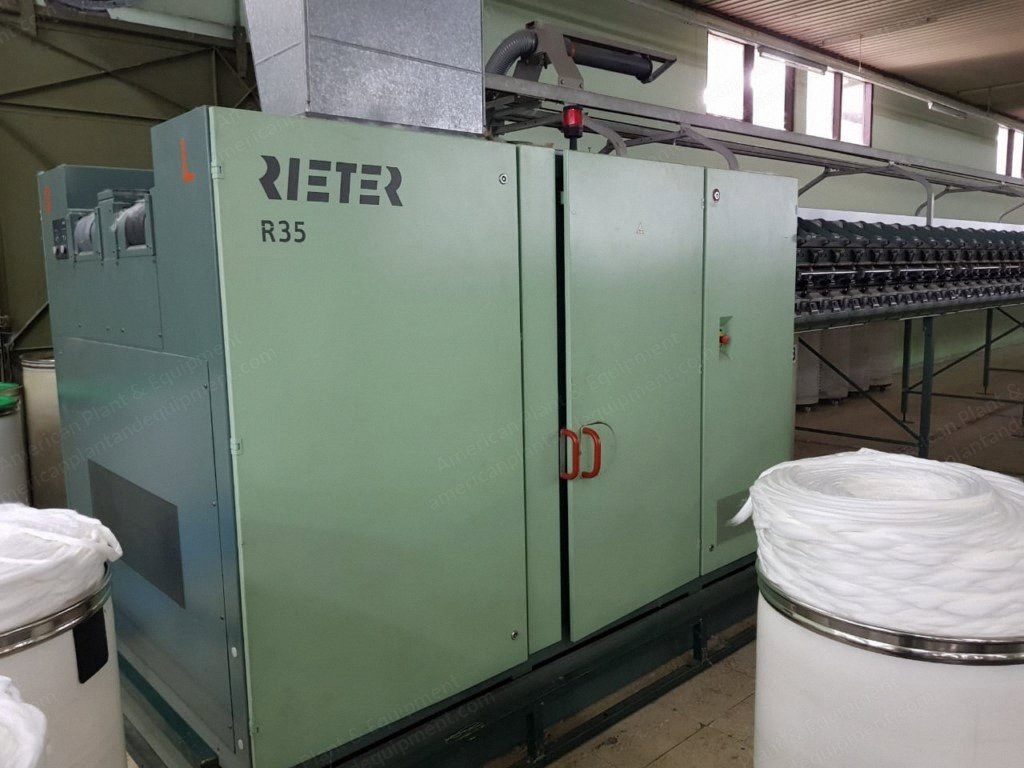 Rieter, R35, 2013, 460 Rotors, IQ Plus Yarn Clearer, 33mm Rotor Diameter