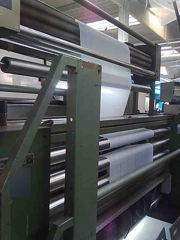 Monforts Stenter, 1997, 2400mm, 8 Chambers, Thermoil Heating, Mahlo Weft Straightener