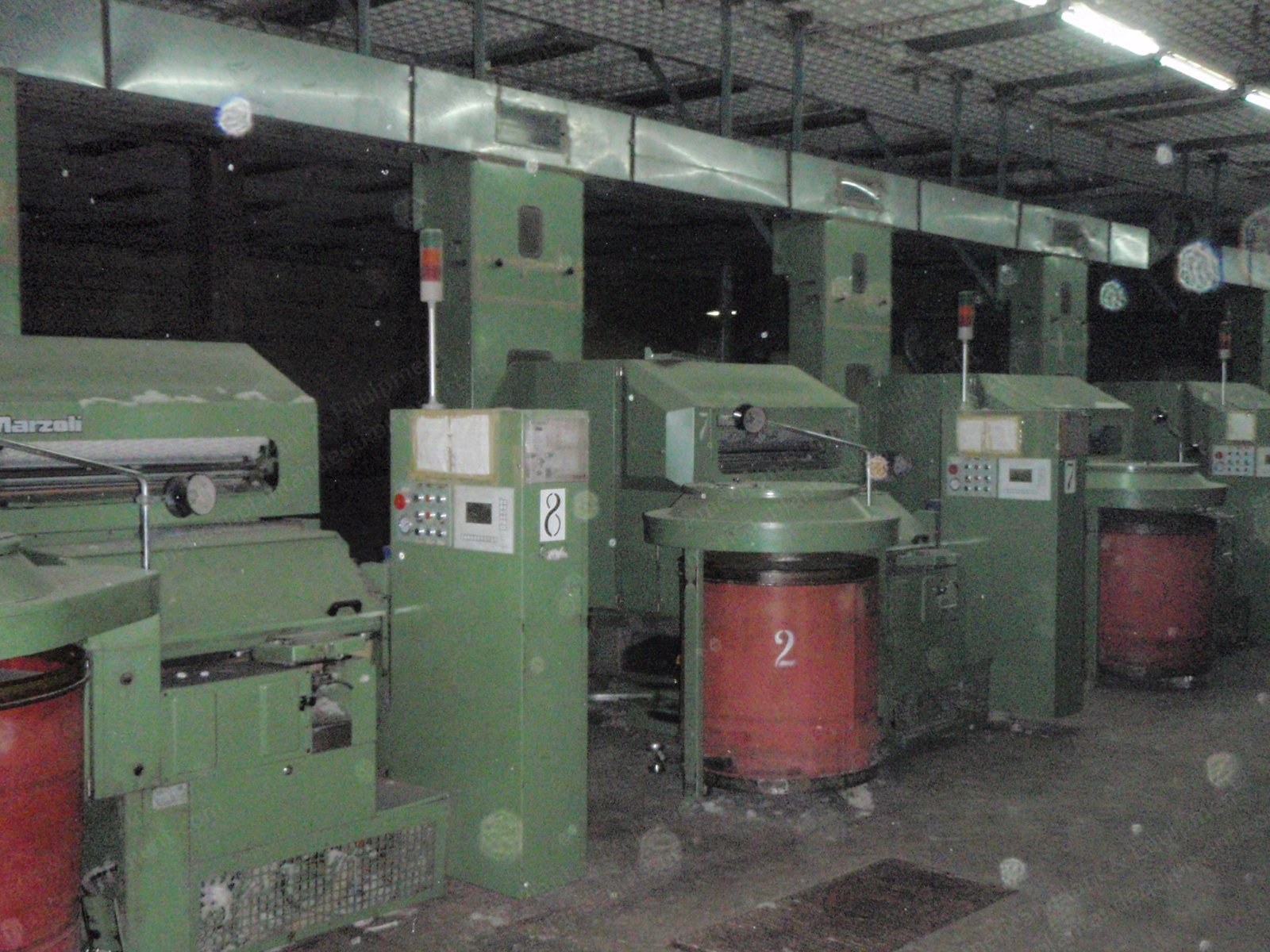 Marzoli, CX300, 1994, Sliver Can 900mm and 1000mm, Speed 600 RPM, Productivity 25 to 40 kg/h