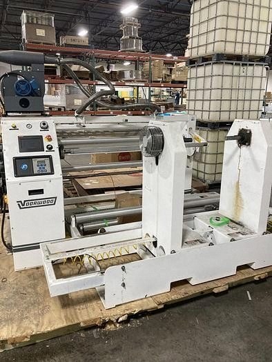 Voorwood, UR 64S, 2014, 64" Simplex Rewinder, Score Slitting, 60" Max Unwind