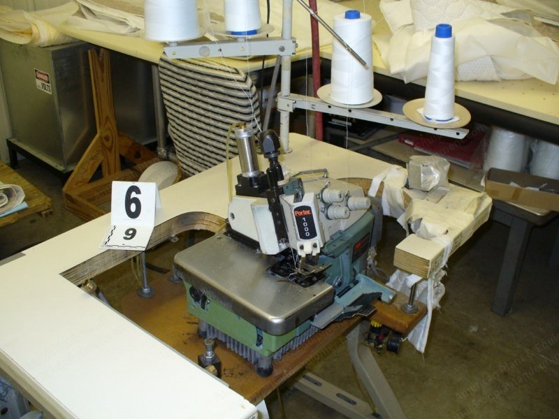 Porter, PFM 1000, Serger Flanger, with Table, Motor, Needle Positioner