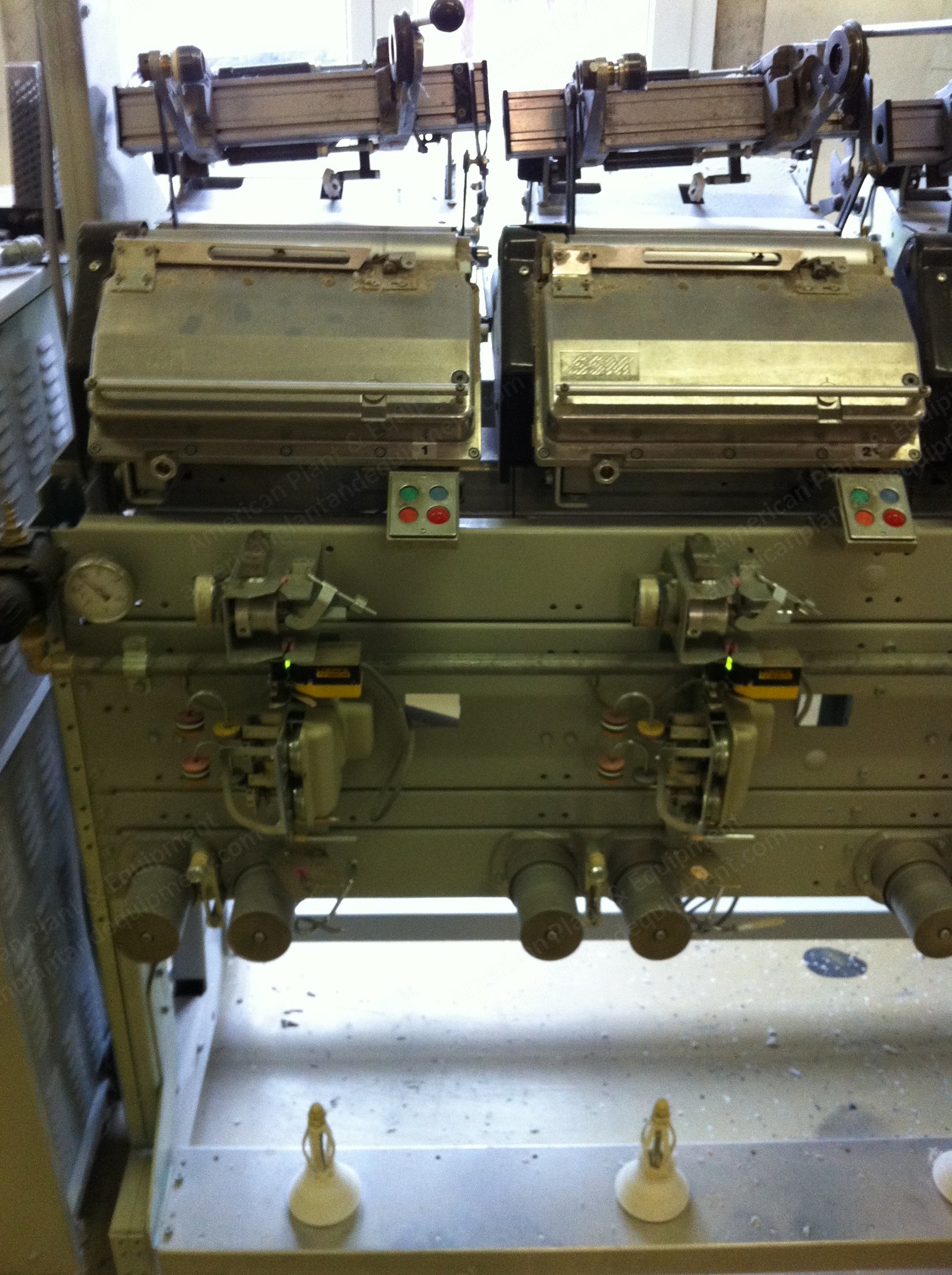 SSM, MFD Digicone, 1996, Combiwinder, 12 Bobbins, with Waxing, Loepfe Cleaner