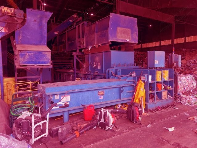 Wide Mouth Two Ram Baler, 2R-310-102-W-D, 57" x 102" Feed Opening, 10" Main Cylinder, Dual 75 HP Motors