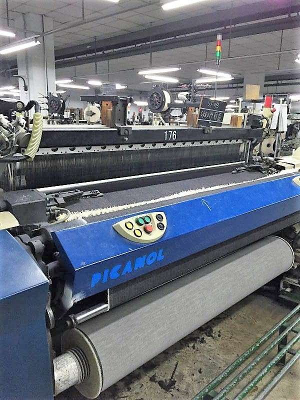 Picanol, Gammax, 2003-2005, 1900mm Working Width, Staubli 2668 Electronic Dobby, 20 Shafts