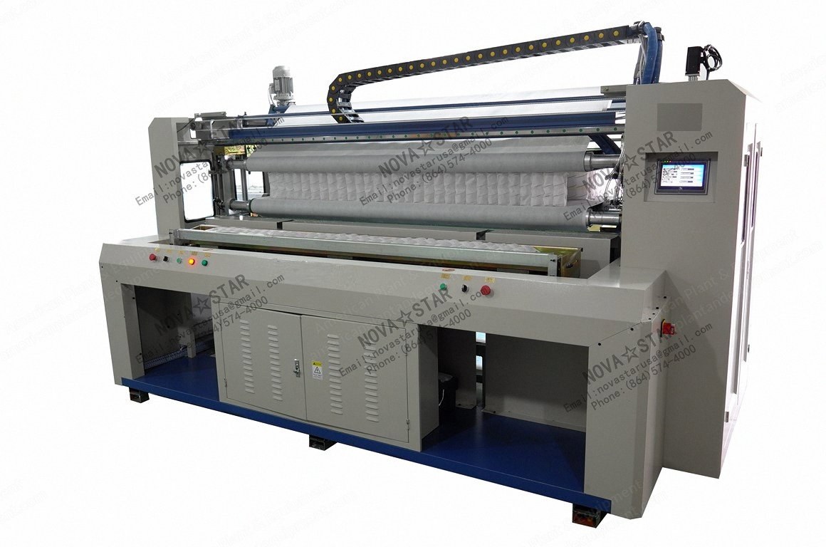 NovaStar, SB173, Automatic Pocket Spring Assembler, 7 rows/min, Servo Motors, Digital Control