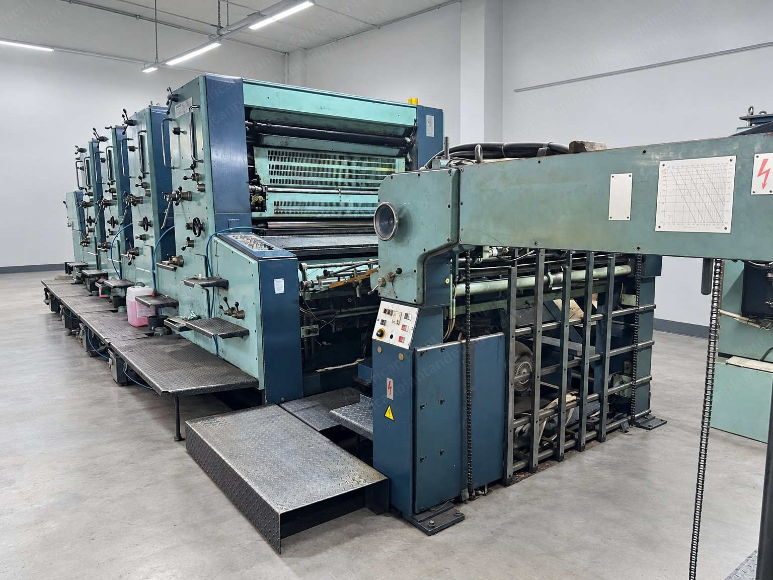 Planeta, P47-3 SW2, 1983, Sheet-Fed Offset Press, 1020 x 1420 mm, Conventional Dampening
