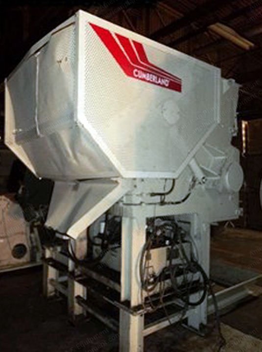 Cumberland, ESS1200, 2011, Single Shaft Shredder, 75 HP Motor, Bolt-On Knives