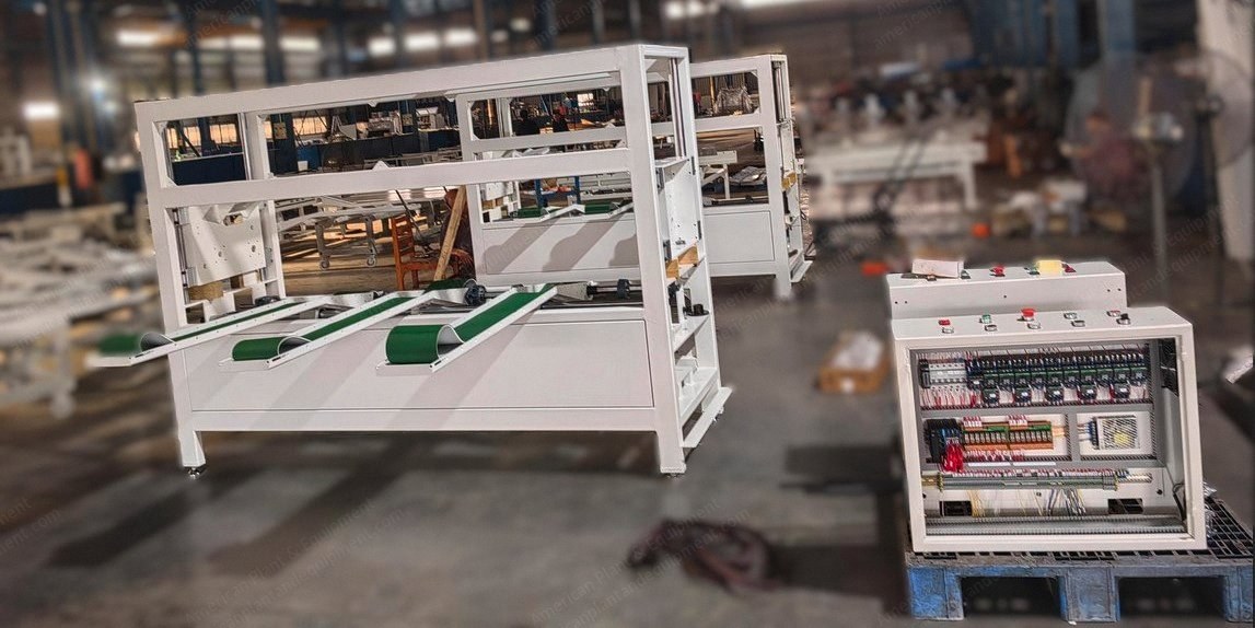 NovaStar, MA177, Bagging Machine, 2 pcs/min Capacity, 900 to 2200mm Width, with Rolling Conveyor Table
