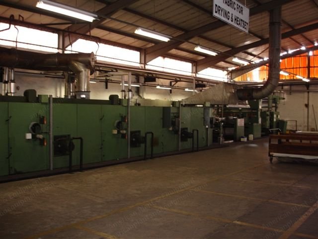 Bruckner Stenter, 1997, 2400mm Working Width, 8 Chambers, Oil Heated