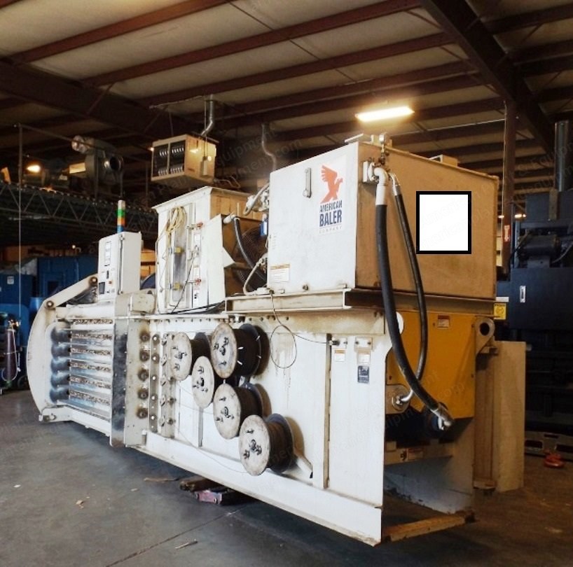 American, PAC 4020730R, Auto Tie Baler, 30 HP, 7" Cylinder, 30x43" Feed Opening