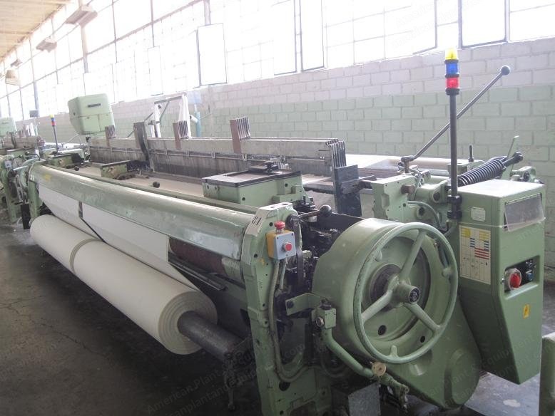 Sulzer, PU 153, Cam Loom, 3880mm Working Width, 4 Color, Filament Model