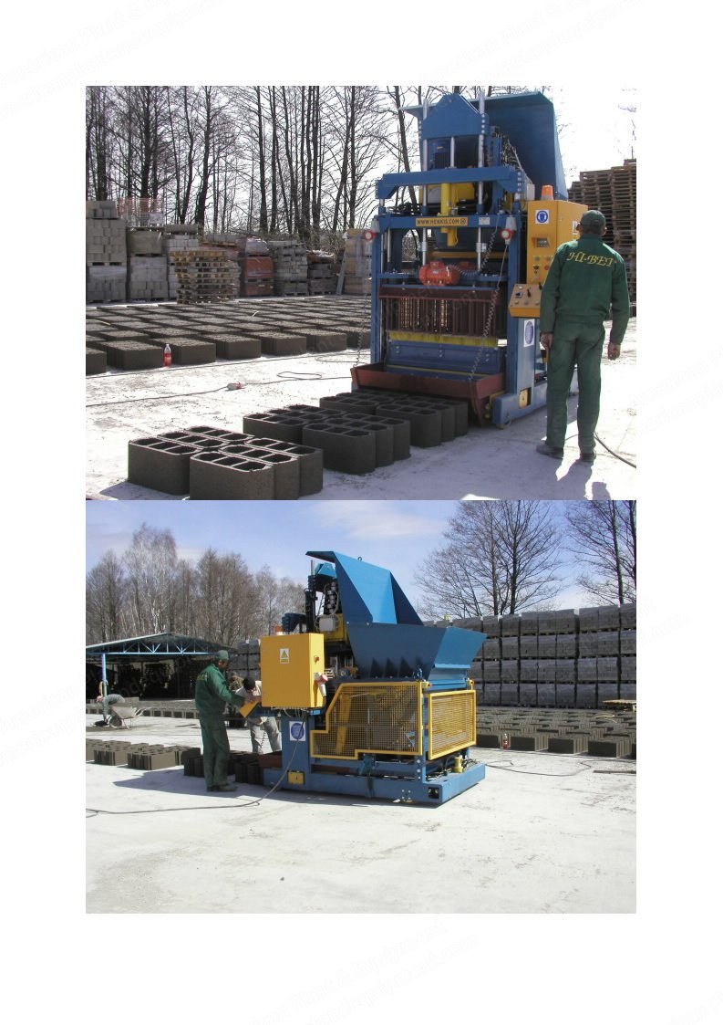 Henkis, DUS, Mobile Block Making Machine, 5000 Blocks per 8h Shift Capacity