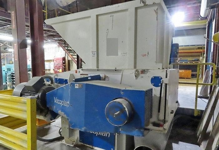 Vecoplan, VAZ 1300 S, 2013, Single Shaft Shredder, 100 HP, 52x50 inch Hopper