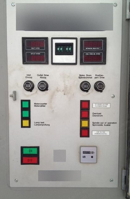 Fehrer, D2-92, 1992, Friction Spinning Machine, 6 Spindles, 6 Heads