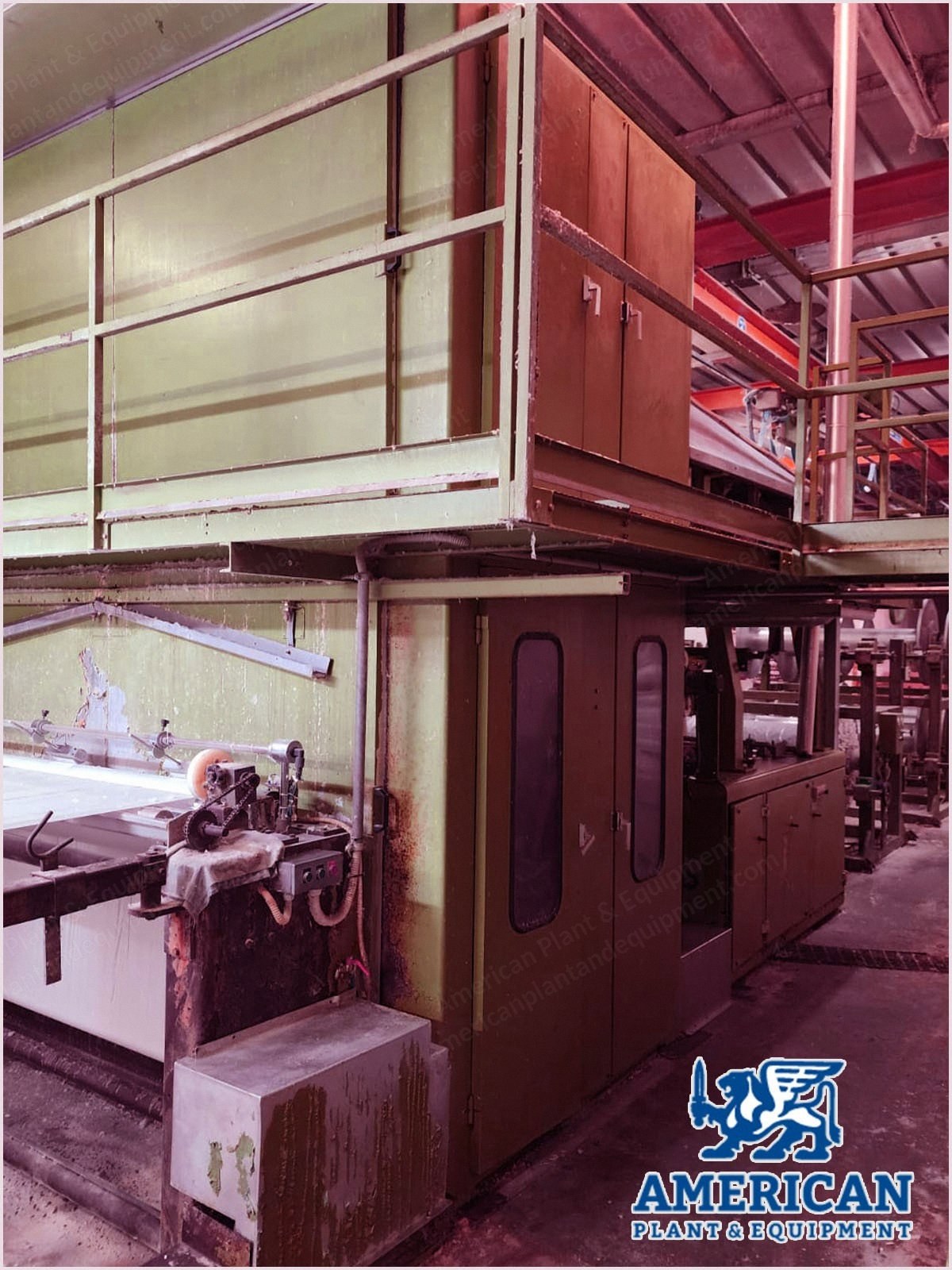 Rotol Sizing Machine and Schlafhorst Direct Warper, 1990, Width 2000mm to 4200mm
