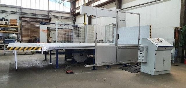 Albrecht-Baumer, IS-M, 1996, Vertical Automatic Cutting Machine for Foam, PLC Control
