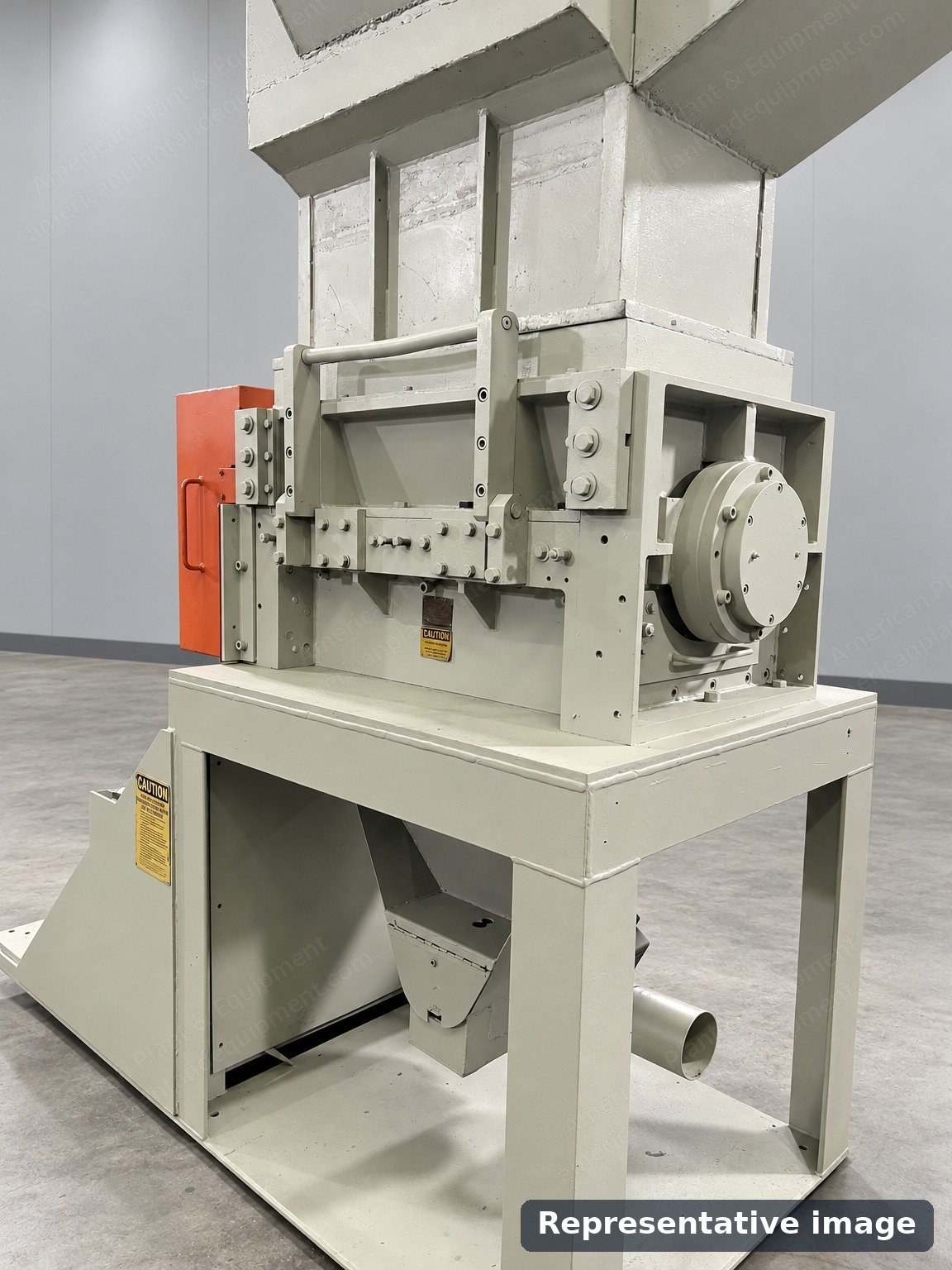 Cumberland, 37B, Granulator, 200 HP, 18 x 37 in (457 x 940 mm) Feed Opening, 8 Knife Solid Rotor, 1,700 to 2,500 lb/hr