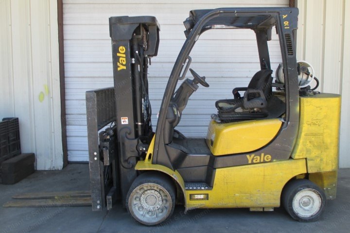 Yale, GLC100VX, 2014, 10000 lbs Capacity, Triple Stage Mast, Sideshift, Fork Positioner