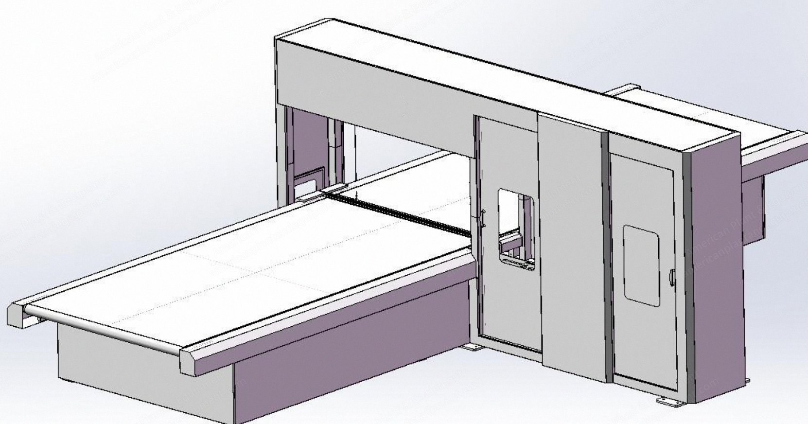 NovaStar, FN495, Dual Blade Contour Cutting Machine, 40 m/min, 3200x2300x1250mm Max Block Size