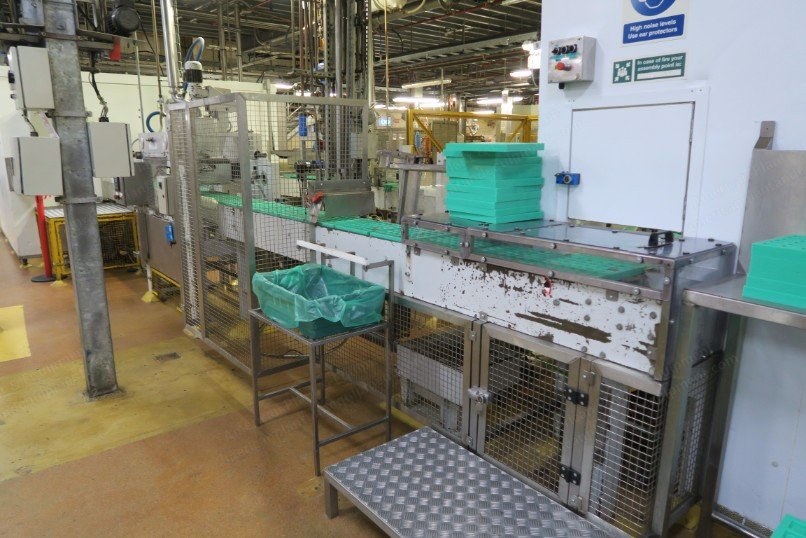 Bindler Chocolate Moulding Line, 14 to 16 Moulds/min, 300kg/hr, 300x300x30mm Mould Size