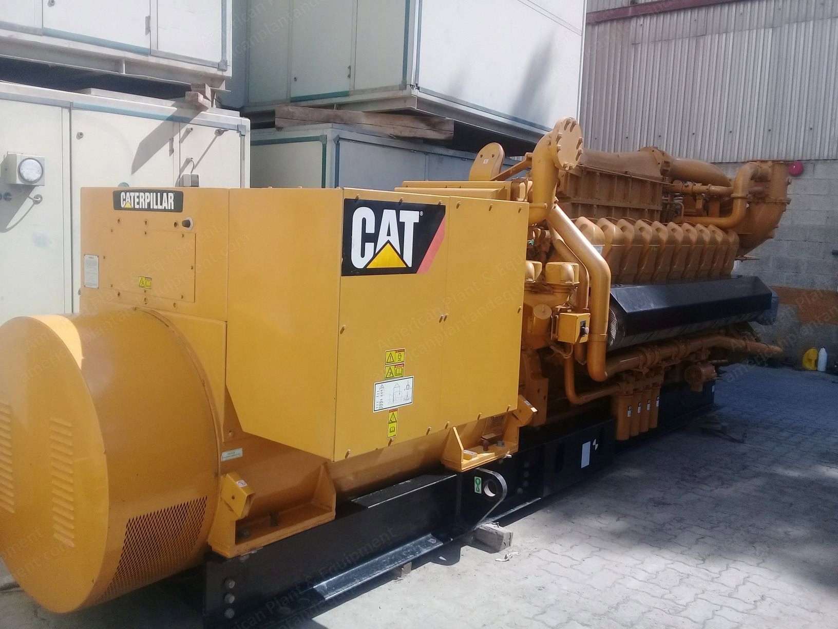 Caterpillar, G3520C, 2007, 1.95 MW, 50Hz, 10500V, Skid Mounted
