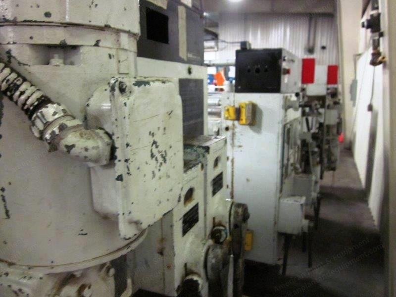S&S, 2 Color Flexo Folder Gluer, 1980, 50" x 110"