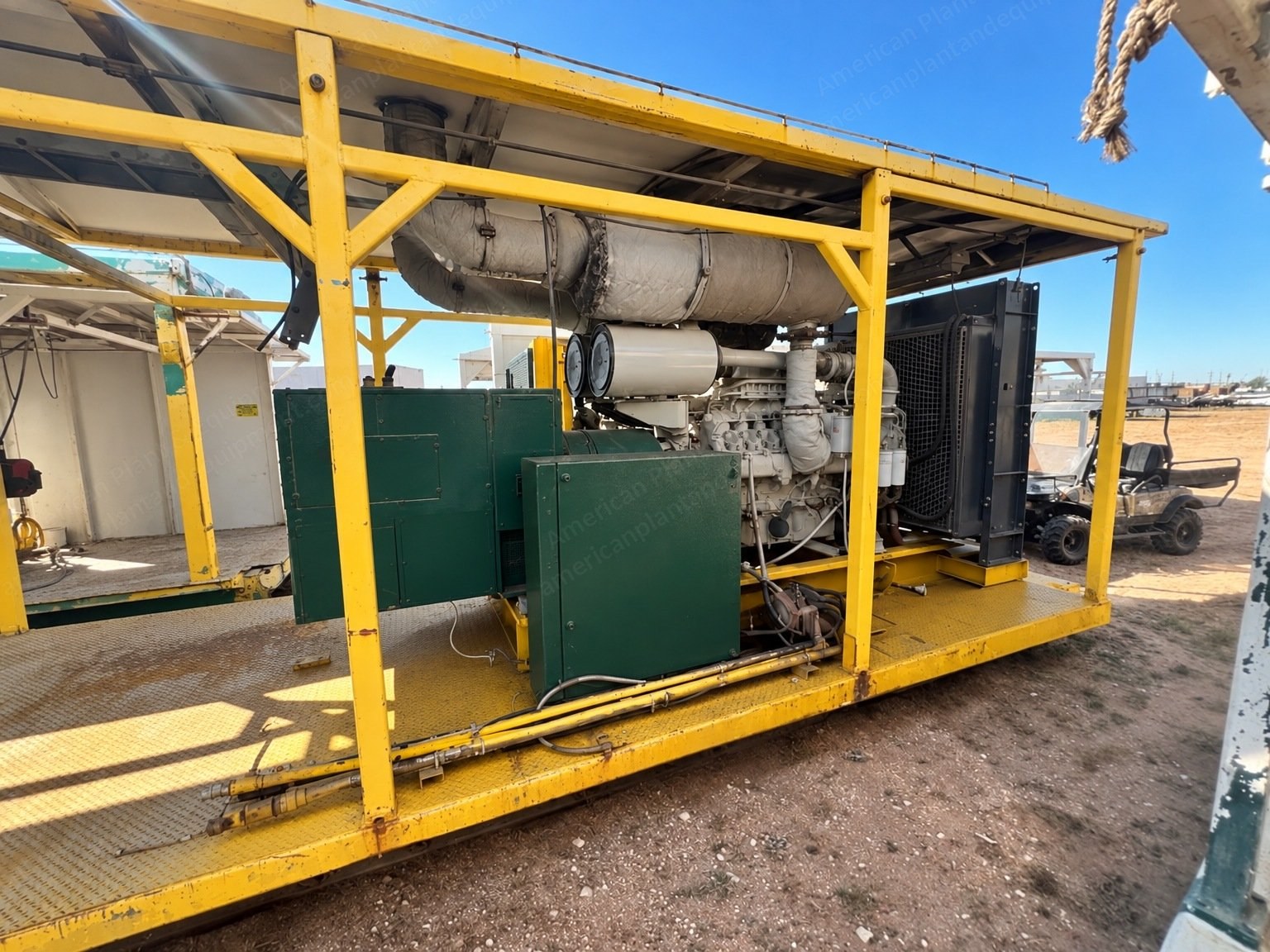 MTU, 16V2000, Diesel Generator Set, 1,050 kW, 1,750 kVA, 600 V, 60 Hz