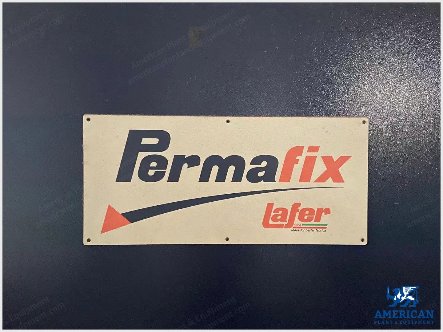 Lafer Open Width Mercerizer, 2010, 2200mm Working Width, Ammonium System, Recycling Closed System