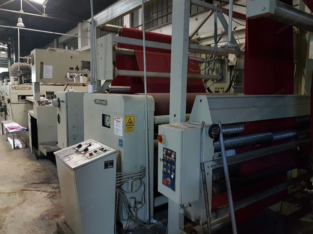 Bruckner Stenter, 2000, 1850mm Working Width, 6 Chambers, Thermal Oil Heating